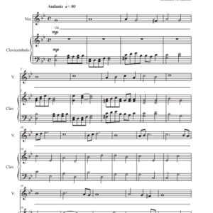 Vox virginum - Vocalizzo per Coro femminile e Clavicembalo - Enzo Avitabile