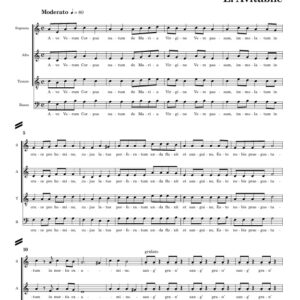 1-Ave Verum Corpus II - Partitura completa