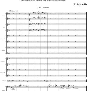 5-La Lazzara_Sinfonia n.1 - Partitura completa