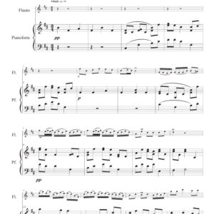 Concerto in A minor - Trascrizione per flauto e pianoforte dal concerto in A m per fl. e och. d'archi II. - Enzo Avitabile