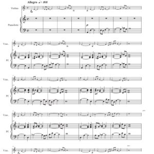 Terzo suono Variazione I. per Violino e Pianoforte - Enzo Avitabile